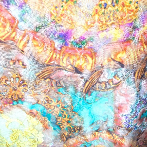 5 for $50!!! Miss Nikky lace long sleeved shirt, size M. - Picture 3 of 3